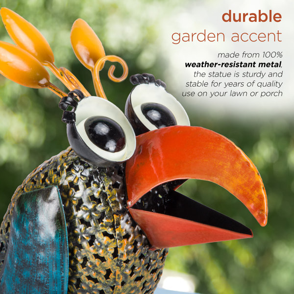 Gracie Oaks Melvern Metal Animal Garden Art & Reviews Wayfair